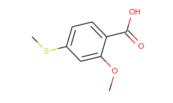 2-methoxy-4-methylsulfanyl-benzoic acid