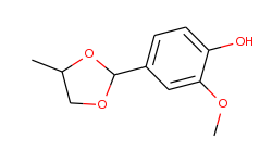 Phenol, 2-methoxy-4-(4-methyl-1,3-dioxolan-2-yl)-