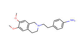 4-[2-(6,7-dimethoxy-1,2,3,4-tetrahydro-2-isoquinolinyl)ethyl]aniline