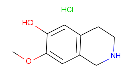 6-Isoquinolinol, 1,2,3,4-tetrahydro-7-methoxy-, hydrochloride