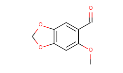 1,3-Benzodioxole-5-carboxaldehyde, 6-methoxy-