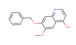 4-Quinolinol, 6-methoxy-7-(phenylmethoxy)-