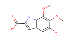 1H-Indole-2-carboxylic acid, 5,6,7-trimethoxy-