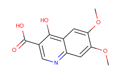 4-hydroxy-6,7-dimethoxyquinoline-3-carboxylic acid