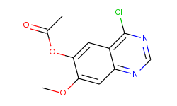 4-Chloro-7-methoxyquinazolin-6-yl acetate