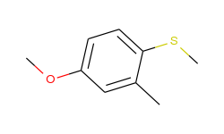 Benzene, 4-methoxy-2-methyl-1-(methylthio)-