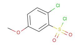 Benzenesulfonyl chloride, 2-chloro-5-methoxy-