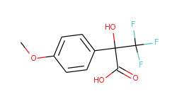 3,3,3-Trifluoro-2-hydroxy-2-(4-methoxyphenyl)propionic acid