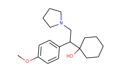 1-[1-(4-methoxyphenyl)-2-pyrrolidin-1-ylethyl]cyclohexan-1-ol