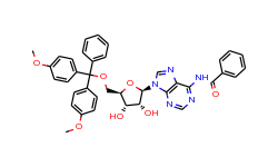 Adenosine, N-benzoyl-5'-O-[bis(4-methoxyphenyl)phenylmethyl]-