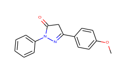 2,4-Dihydro-5-(4-methoxyphenyl)-2-phenyl-3H-pyrazol-3-one