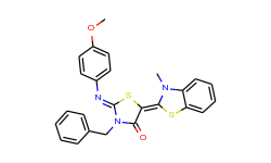 (2e,5e)-3-benzyl-2-(4-methoxyphenylimino)-5-(3-methylbenzo[d]thiazol-2(3h)-ylidene)thiazolidin-4-one