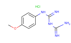 Imidodicarbonimidic diamide, N-(4-methoxyphenyl)-, hydrochloride