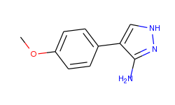 1H-Pyrazol-3-amine, 4-(4-methoxyphenyl)-