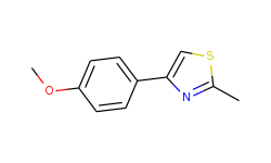 Thiazole, 4-(4-methoxyphenyl)-2-methyl-