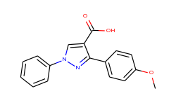 3-(4-Methoxy-phenyl)-1-phenyl-1H-pyrazole-4-carboxylic acid