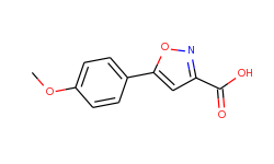 3-Isoxazolecarboxylic acid, 5-(4-methoxyphenyl)-