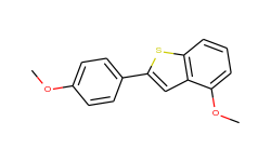 Benzo[b]thiophene, 4-methoxy-2-(4-methoxyphenyl)-