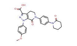 1-(4-Methoxyphenyl)-7-oxo-6-(4-(2-oxopiperidin-1-yl)phenyl)-4,5,6,7-tetrahydro-1H-pyrazolo[3,4-c]pyr