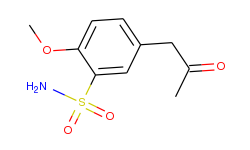 Benzenesulfonamide, 2-methoxy-5-(2-oxopropyl)-