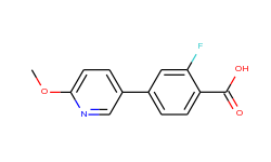 2-Fluoro-4-(6-methoxypyridin-3-yl)benzoic acid