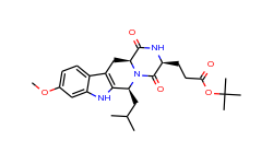tert-Butyl 3-((3S,6S,12aS)-6-isobutyl-9-methoxy-1,4-dioxo-1,2,3,4,6,7,12,12a-octahydropyrazino[1',2'