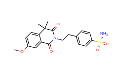 4-(2-(7-Methoxy-4,4-dimethyl-1,3-dioxo-3,4-dihydroisoquinolin-2(1H)-yl)ethyl)benzenesulfonamide
