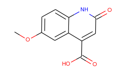 4-Quinolinecarboxylic acid, 1,2-dihydro-6-methoxy-2-oxo-