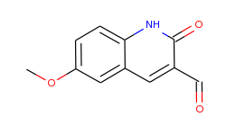 3-Quinolinecarboxaldehyde, 1,2-dihydro-6-methoxy-2-oxo-