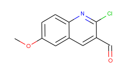 3-Quinolinecarboxaldehyde, 2-chloro-6-methoxy-