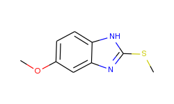 1H-Benzimidazole, 5-methoxy-2-(methylthio)-