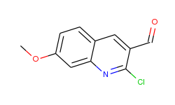 3-Quinolinecarboxaldehyde, 2-chloro-7-methoxy-