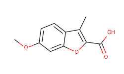 2-Benzofurancarboxylic acid, 6-methoxy-3-methyl-