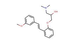 (e)-1-(2-(3-methoxystyryl)phenoxy)-3-(dimethylamino)propan-2-ol