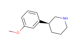 Piperidine, 3-(3-methoxyphenyl)-, (S)-