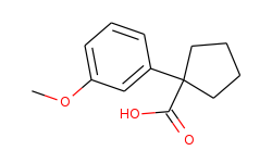 1-(3-methoxyphenyl)cyclopentane-1-carboxylic acid