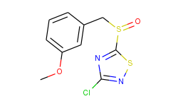 3-Chloro-5-(3-methoxybenzylsulfinyl)-1,2,4-thiadiazole
