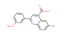 6-Bromo-2-(3-methoxyphenyl)quinoline-4-carboxylic acid