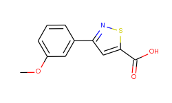 3-(3-Methoxyphenyl)isothiazole-5-carboxylic acid