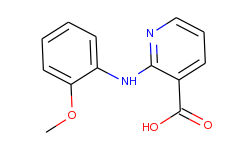 3-Pyridinecarboxylic acid, 2-[(2-methoxyphenyl)amino]-