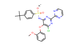 Potassium ((4-(tert-butyl)phenyl)sulfonyl)(6-chloro-5-(2-methoxyphenoxy)-[2,2'-bipyrimidin]-4-yl)ami