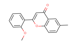 4H-1-Benzopyran-4-one, 2-(2-methoxyphenyl)-6-methyl-