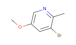 3-bromo-5-methoxy-2-methylpyridine