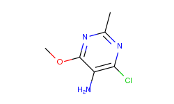 4-chloro-6-methoxy-2-methylpyrimidin-5 amine