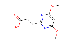 3-(4,6-Dimethoxypyrimidin-2-yl)propanoic acid