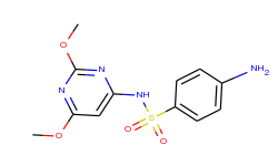 Benzenesulfonamide, 4-amino-N-(2,6-dimethoxy-4-pyrimidinyl)-