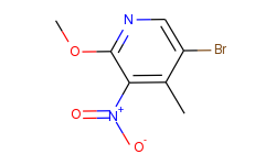 Pyridine, 5-bromo-2-methoxy-4-methyl-3-nitro-