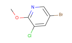 Pyridine, 5-bromo-3-chloro-2-methoxy-
