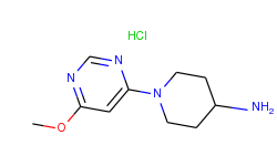 1-(6-Methoxy-pyrimidin-4-yl)-piperidin-4-ylamine hydrochloride