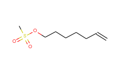hept-6-enyl methanesulfonate